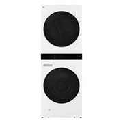 LG Single Unit Front Load 25/20kg LG WashTower™ with Centre Control™, White color, Front View, WT2520WRK, thumbnail 2